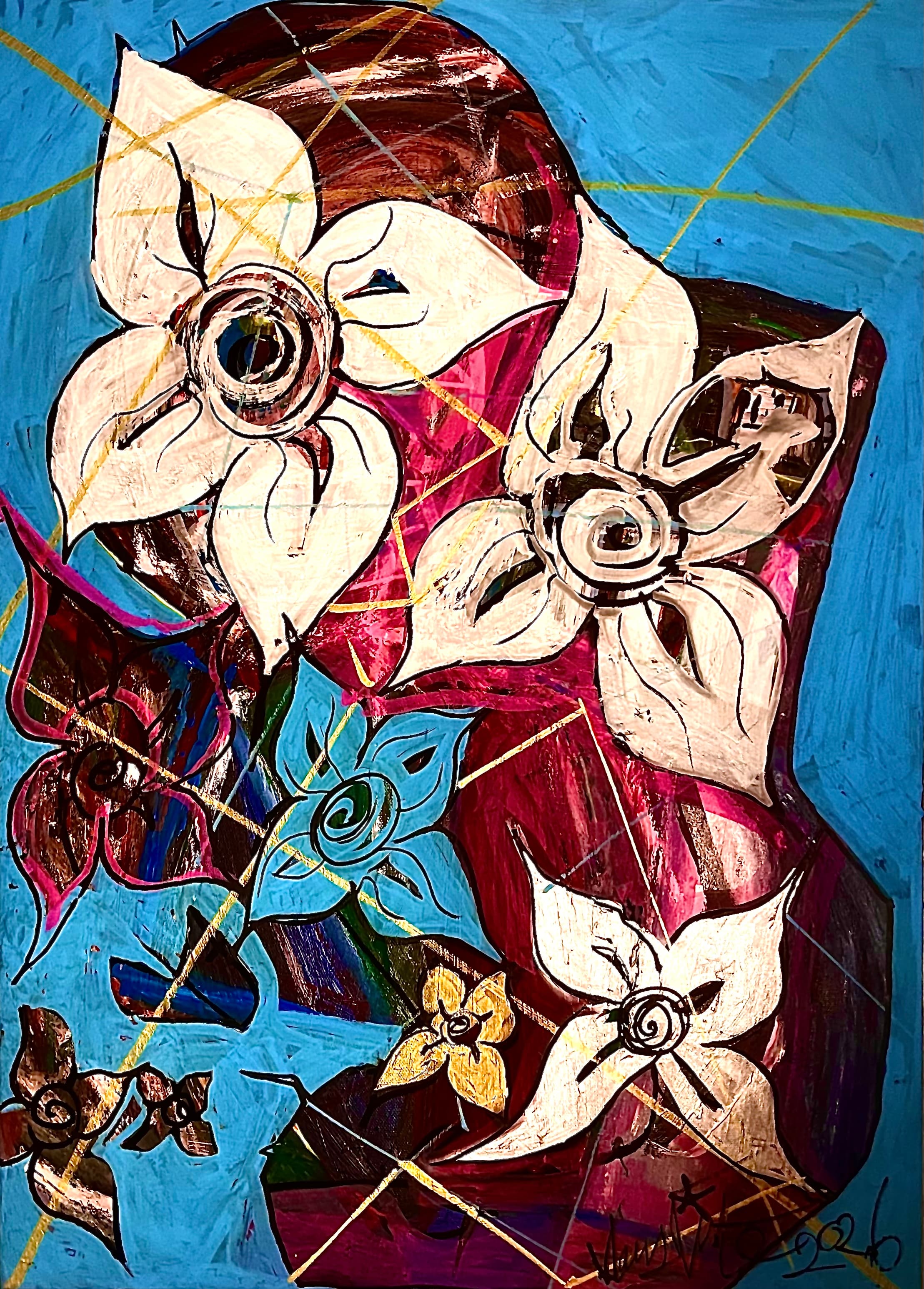 Les Fleurs Oubliées V — Værk af Klaus Viste (Les Fleurs Oubliées)